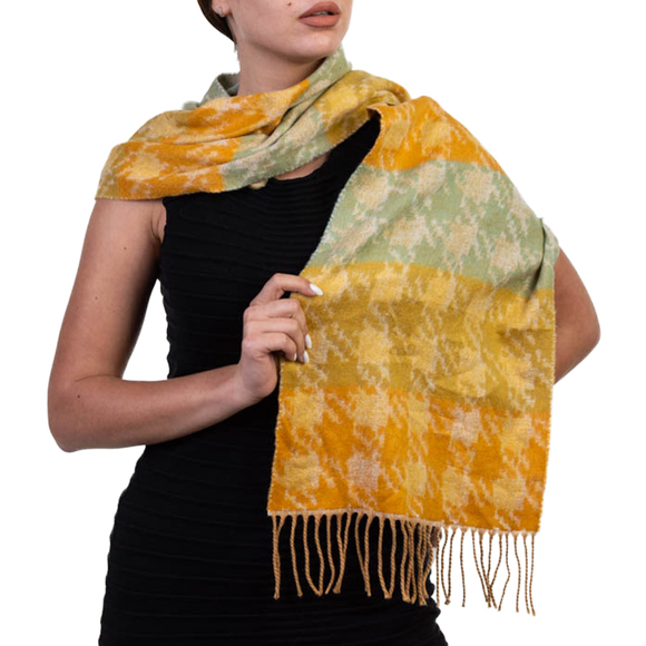 Wool And The Gang Scarf Women size 35X150 Yellow - Picture 2 of 3